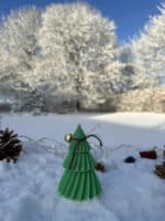 Medium Str Origami Juletræ - Billede 2