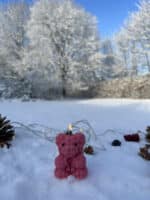 Lille bamse lys - Billede 3