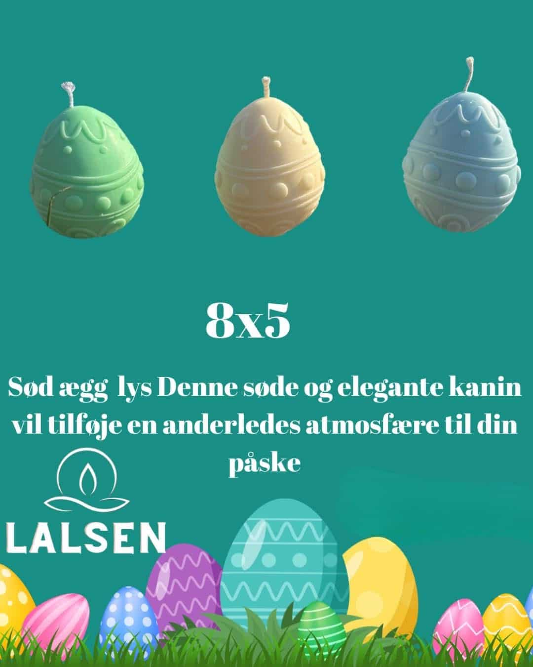 paske lys Sød Ægg Lys - Billede 1