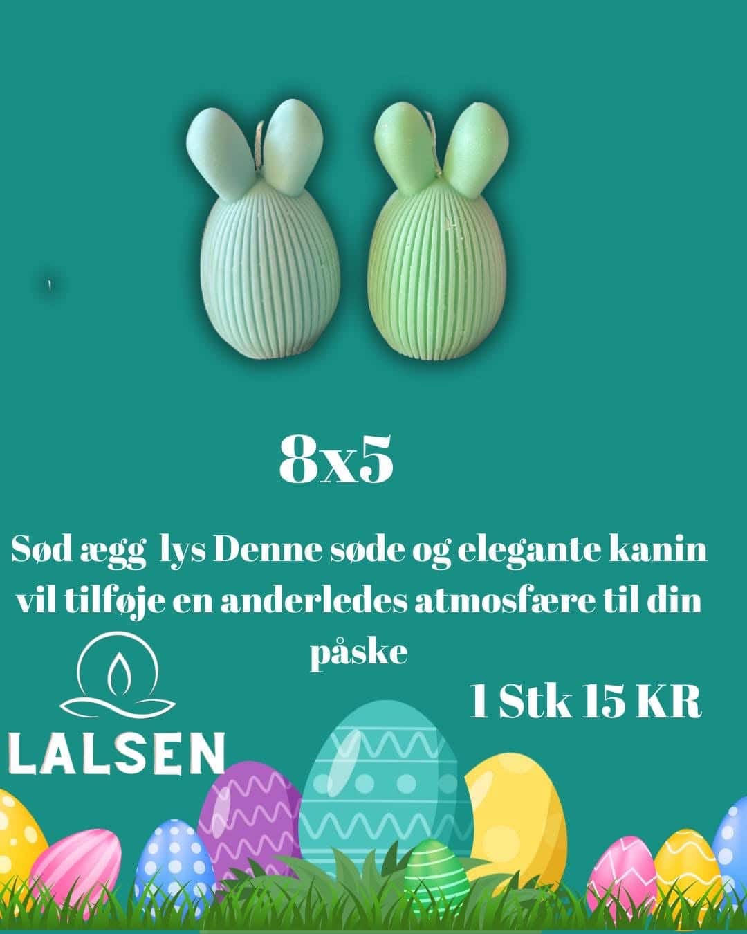 paske lys Sød Æg lys - Billede 1